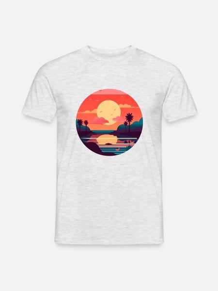 Sun-kissed Memories - Men's T-Shirt - heather grey