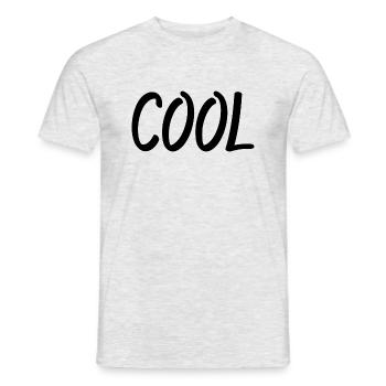Cool - Männer T-Shirt - Grau meliert - Vorne - AI Model Male 178 dark (178cm)
