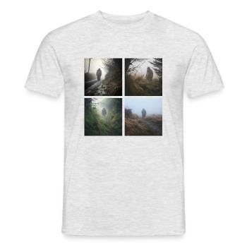 Bigfoot in Ireland - Men's T-Shirt - heather grey - Front - AI Model Male 178 dark (178cm)