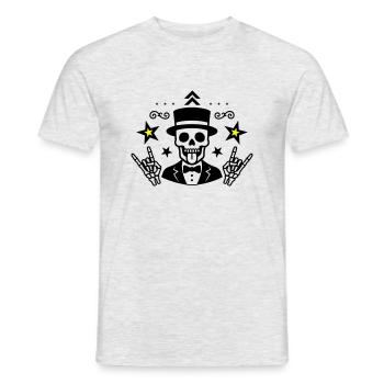Marié Squelette Jga - T-shirt homme - gris chiné - Devant - AI Model Male 178 dark (178cm)