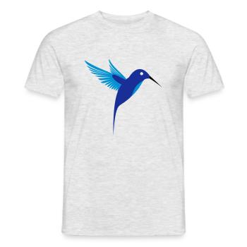 HUMMINGBIRD T SHIRT - Men's T-Shirt - heather grey - Front - AI Model Male 178 dark (178cm)