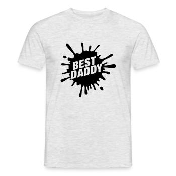 best_daddy__f1 - T-shirt homme - gris chiné - Devant - AI Model Male 178 dark (178cm)