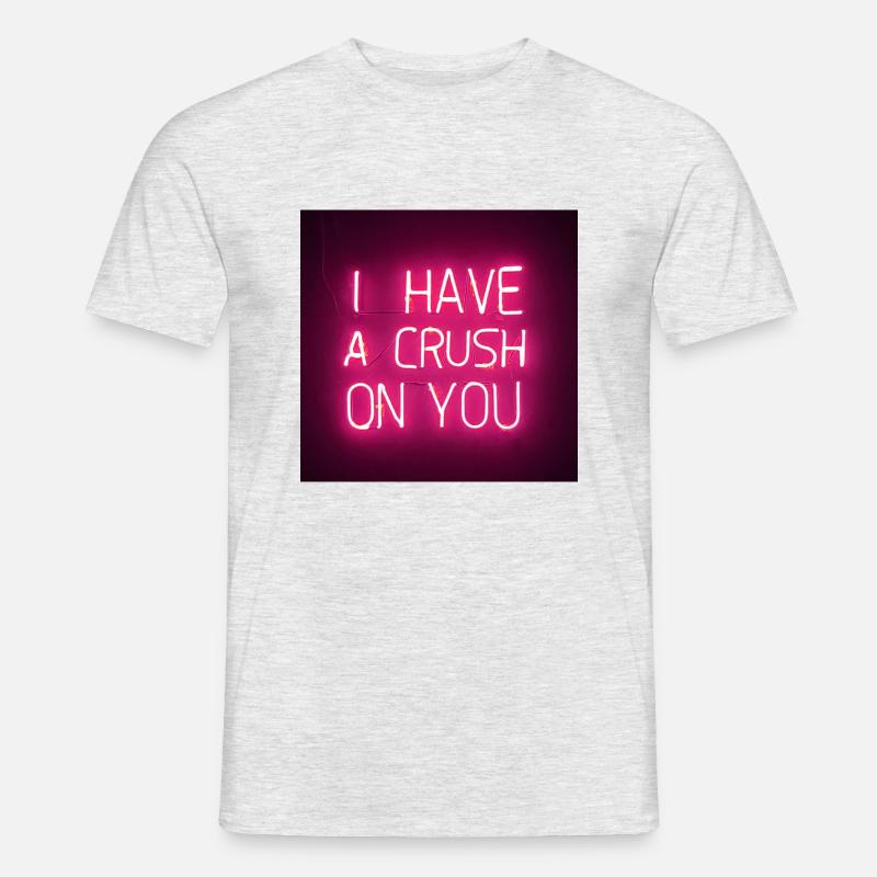 Zerquetschen - Männer T-Shirt - Grau meliert