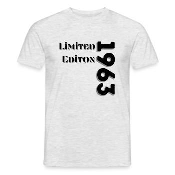 Limited Edition Spezial 1963 - Männer T-Shirt - Grau meliert - Vorne - AI Model Male 178 dark (178cm)