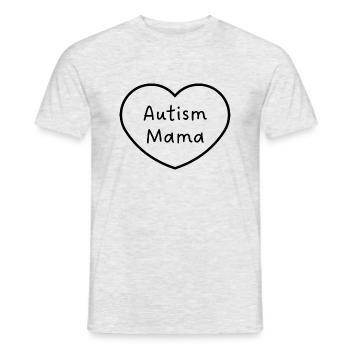 Autism Mama, Autism Awarenes - Men's T-Shirt - heather grey - Front - AI Model Male 178 dark (178cm)