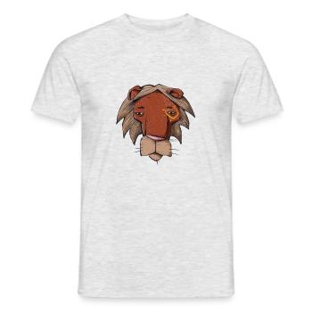 king Charle - T-shirt homme - gris chiné - Devant - AI Model Male 178 dark (178cm)