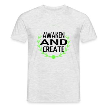 Geek Innovation in Business Fostering Creativity - Men's T-Shirt - heather grey - Front - AI Model Male 178 dark (178cm)