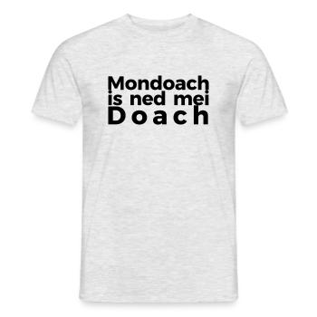 Mondoach montserrat - Männer T-Shirt - Grau meliert - Vorne - AI Model Male 178 dark (178cm)