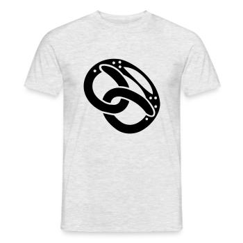 brezel_f1 - Männer T-Shirt - Grau meliert - Vorne - AI Model Male 178 dark (178cm)