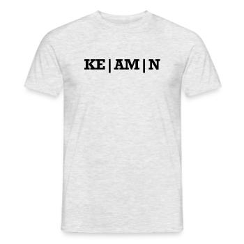 Ketamin - Männer T-Shirt - Grau meliert - Vorne - AI Model Male 178 dark (178cm)