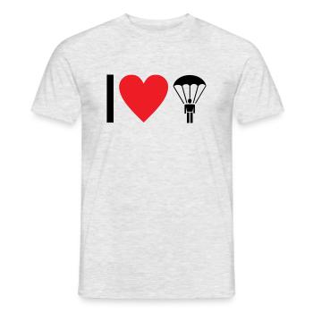 Parachute - T-shirt homme - gris chiné - Devant - AI Model Male 178 dark (178cm)