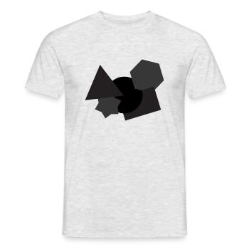Formen - Männer T-Shirt - Grau meliert - Vorne - AI Model Male 178 dark (178cm)