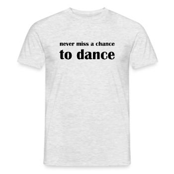 Dancing Dance Music - Männer T-Shirt - Grau meliert - Vorne - AI Model Male 178 dark (178cm)