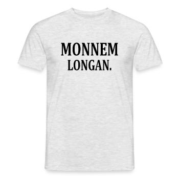 Mannheim Monnem Mannheimat - Men's T-Shirt - heather grey - Front - AI Model Male 178 dark (178cm)