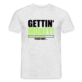 chargement s'il vous plaît loin chargement barre de chargement buendel geldsc - T-shirt homme - gris chiné - Devant - AI Model Male 178 dark (178cm)