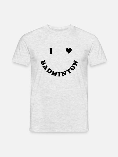 badminton - Men's T-Shirt - heather grey