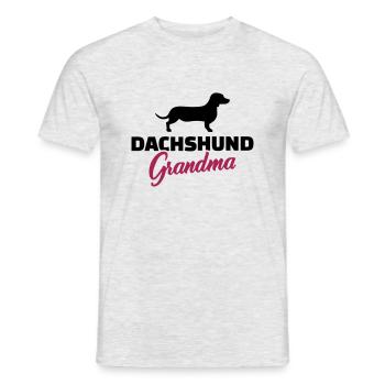 Dackel - Männer T-Shirt - Grau meliert - Vorne - AI Model Male 178 dark (178cm)