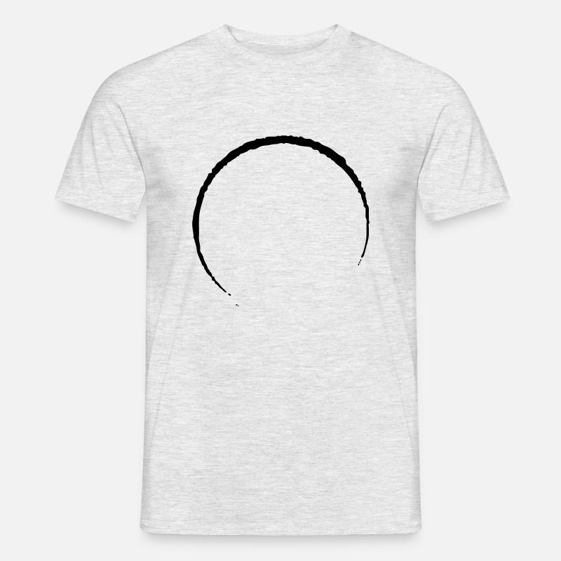 Kreis - Männer T-Shirt - Grau meliert