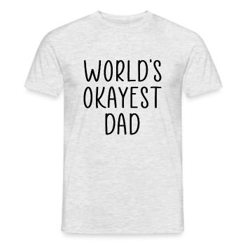 Le père le plus correct du monde - T-shirt homme - gris chiné - Devant - AI Model Male 178 dark (178cm)
