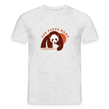 Panda - Männer T-Shirt - Grau meliert - Vorne - AI Model Male 178 dark (178cm)