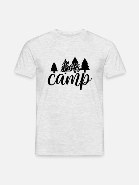 7 permet de camper - T-shirt homme - gris chiné