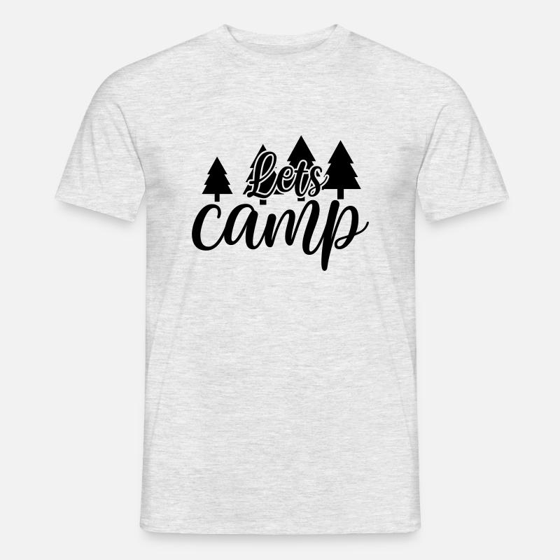 7 lets camp - Men’s T-shirt - heather grey