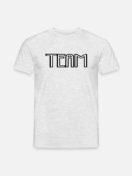 Team - Men's T-Shirt - heather grey