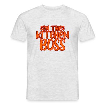 I'm The Kitchen Boss 3 - Men's T-Shirt - heather grey - Front - AI Model Male 178 dark (178cm)