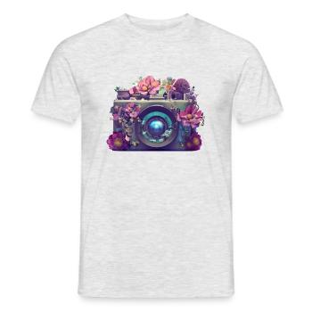 Photographer Funny Photographing Camera Photographers - Men's T-Shirt - heather grey - Front - AI Model Male 178 dark (178cm)