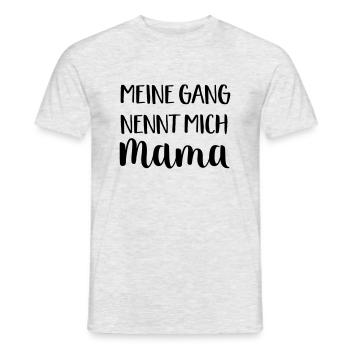 Mama - Männer T-Shirt - Grau meliert - Vorne - AI Model Male 178 dark (178cm)