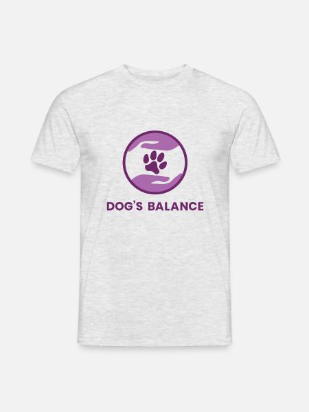Logo colour 3 - T-shirt homme - gris chiné
