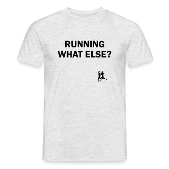 Triathlon Swim Bike Run Marathon - Männer T-Shirt - Grau meliert - Vorne - AI Model Male 178 dark (178cm)