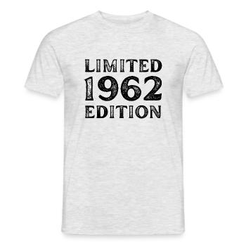 1962 LIMITED EDITION ANNIVERSAIRE 50 ANS METAL - T-shirt homme - gris chiné - Devant - AI Model Male 178 dark (178cm)