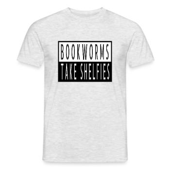 joke book humor typography readers geek book fan - Men's T-Shirt - heather grey - Front - AI Model Male 178 dark (178cm)