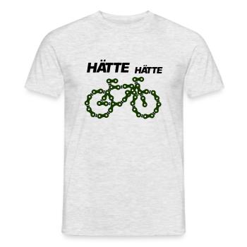 bicycle - Men's T-Shirt - heather grey - Front - AI Model Male 178 dark (178cm)