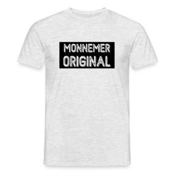 Mannheim Monnem Mannheimat - Männer T-Shirt - Grau meliert - Vorne - AI Model Male 178 dark (178cm)