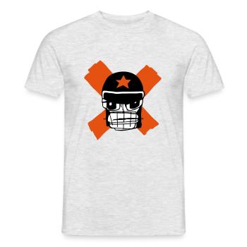 Biker Micky Biker - Männer T-Shirt - Grau meliert - Vorne - AI Model Male 178 dark (178cm)