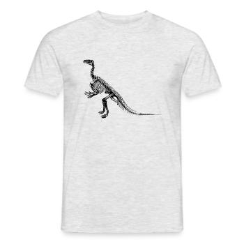 Dinosaurier - Männer T-Shirt - Grau meliert - Vorne - AI Model Male 178 dark (178cm)