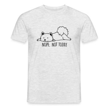 Dog life - T-shirt homme - gris chiné - Devant - AI Model Male 178 dark (178cm)