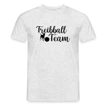 Driftball dog sport design - Men's T-Shirt - heather grey - Front - AI Model Male 178 dark (178cm)