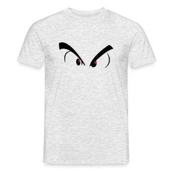bad eyes - Men's T-Shirt - heather grey - Front - AI Model Male 178 dark (178cm)