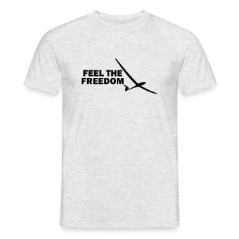 Planeur de liberté planeur glisse - T-shirt homme - gris chiné - Devant - AI Model Male 178 dark (178cm)