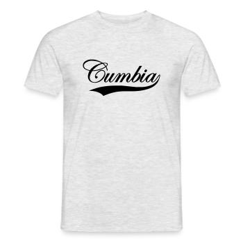 cumbia - Latin from Colombia - Men's T-Shirt - heather grey - Front - AI Model Male 178 dark (178cm)