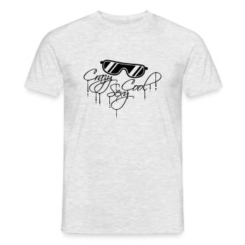 design cool sexy fou - T-shirt homme - gris chiné - Devant - AI Model Male 178 dark (178cm)