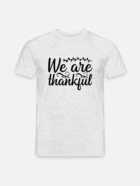 29 we are thankful - Men's T-Shirt - heather grey