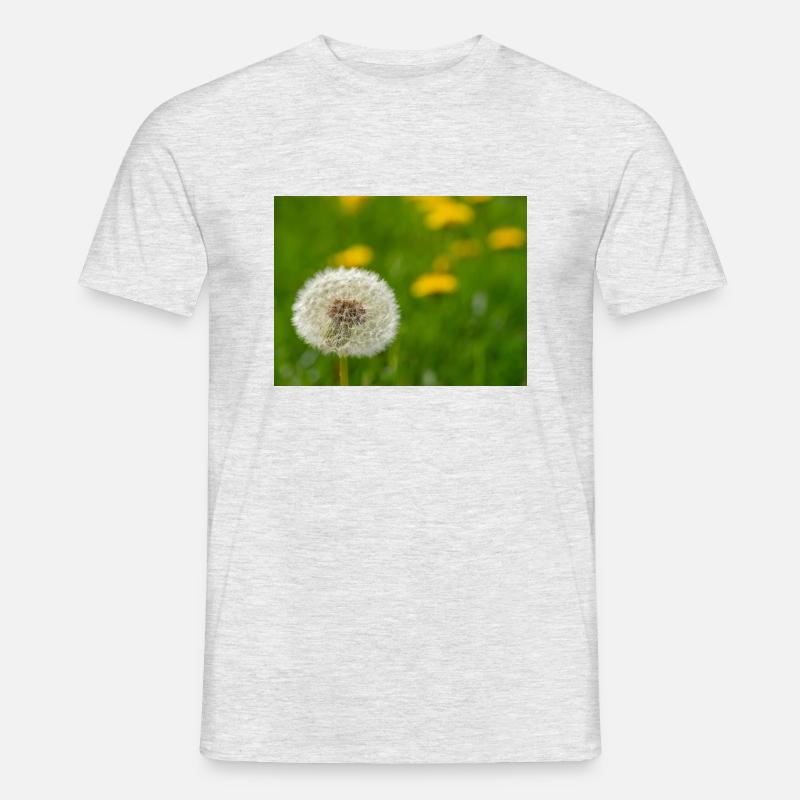 Loewenzahn - Männer T-Shirt - Grau meliert