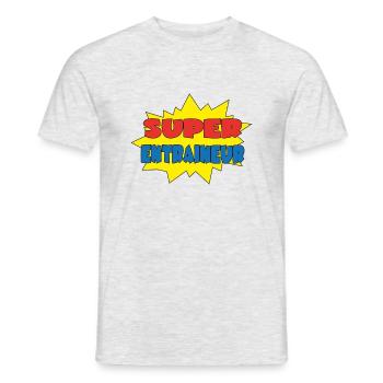 TRAINER - Männer T-Shirt - Grau meliert - Vorne - AI Model Male 178 dark (178cm)