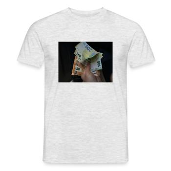 Make Money Not Friends - Männer T-Shirt - Grau meliert - Vorne - AI Model Male 178 dark (178cm)