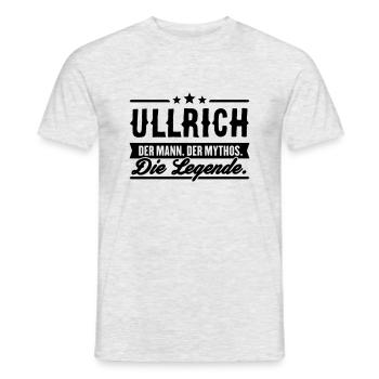 Man Myth Legend Ullrich - T-shirt homme - gris chiné - Devant - AI Model Male 178 dark (178cm)