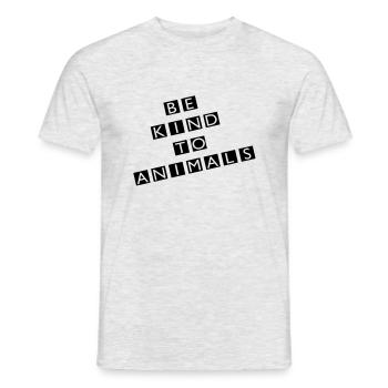 vegetarier - Männer T-Shirt - Grau meliert - Vorne - AI Model Male 178 dark (178cm)